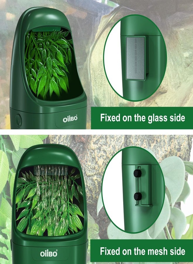 OIIBO Reptile Water Fountain Chameleon Water Dripper, Reptile Water Dispenser with 800ml Large Capacity, Terrarium Waterfall Drinking Fountain for Bearded Dragon Gecko Lizard - Image 4
